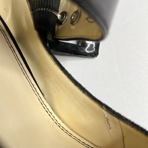 Franco Sarto Black Buckle Strap heels Size 8 - Picture 7 of 8